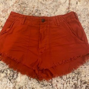Free people high rise festival shorts